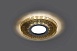 Светильник встраиваемый с LED подсветкой Feron CD981 потолочный MR16 G5.3 прозрачный, золото - фото