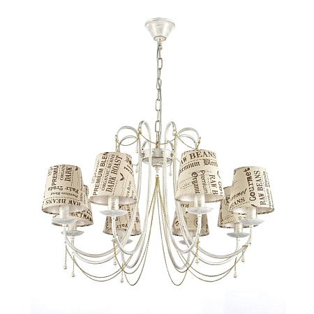 Подвесная люстра Arti Lampadari Tarsia E 1.1.8 WG - фото