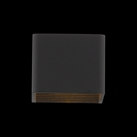 Светильник настенный ST-Luce Черный/Черный LED 1*6W 3000K SL455.041.01 - фото