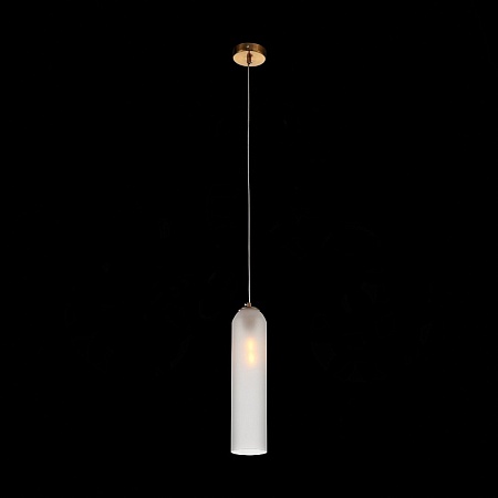 Светильник подвесной ST-Luce Латунь/Белый E27 1*60W SL1145.353.01 - фото