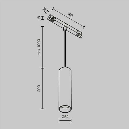 Трековый светильник Technical FOCUS LED TR041-4-12WTW-DD-W - фото