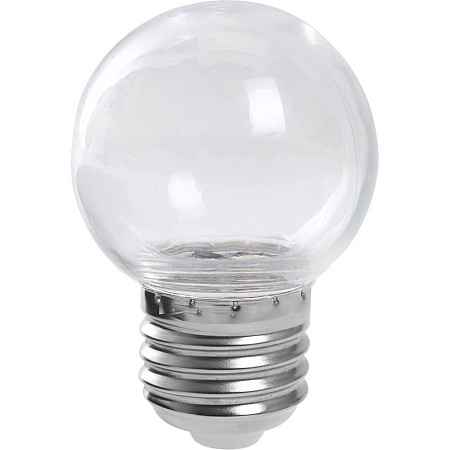 Лампа светодиодная Feron LB-37 Шарик прозрачный E27 1W 230V 2700K - фото