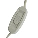 Сетевой шнур с выключателем, 230V 1,9м серый, KF-HK-1-2 - фото