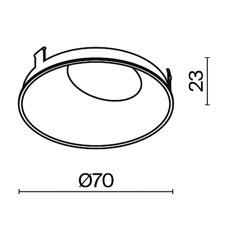 Комплектующие для светильника Technical Ring057-10-MG - фото