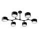 Светильник потолочный Черный/Черный E14 6*60W SLE183402-06 - фото