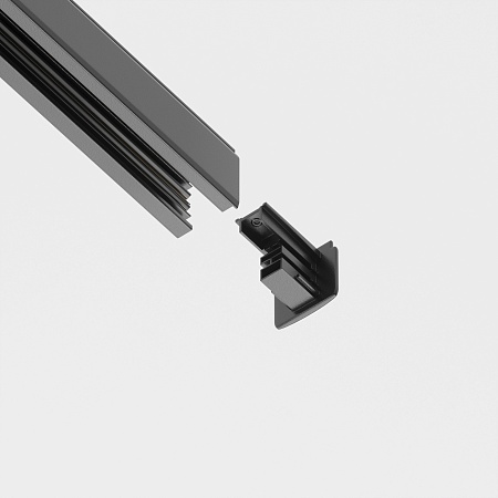 Трековая система Technical накладная трехфазная чёрная 150x150 TS-P-150-TR029-3-10W3K-M-B
