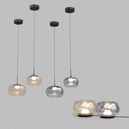 Настольная лампа Denkirs DK6747-BK+SM - фото