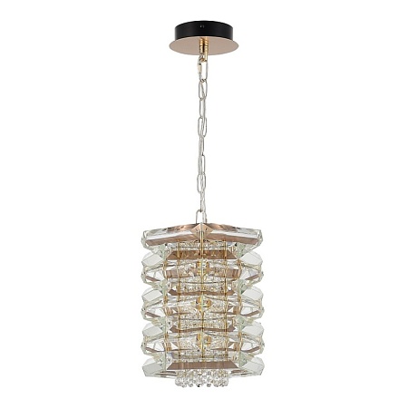 Светильник подвесной ST-Luce медь/прозрачный E14 1*40W SL6137.203.01 - фото