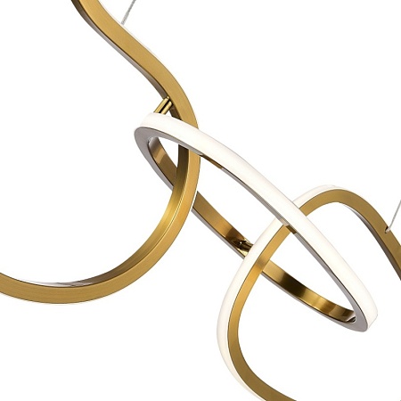 Светильник подвесной ST-Luce Золотистый/Золотистый LED 1*26W 4000K SL6505.203.26 - фото