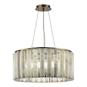 Светильник подвесной ST-Luce Бронза, Прозрачный/Белый алебастр E14 8*40W SL1516.303.08