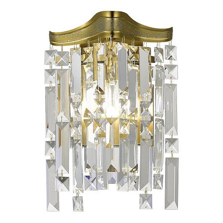 Светильник настенный ST-Luce Латунь/Прозрачный E14 1*60W SL1659.301.01 - фото