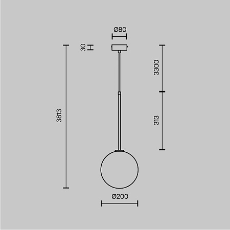 Подвесной светильник Maytoni Mood MOD172PL-01B - фото