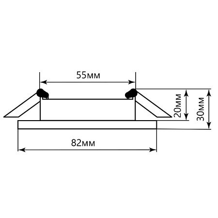 Светодиодный светильник Feron AL601 встраиваемый 7W 4000K белый - фото