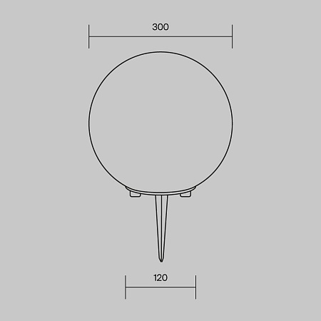 Ландшафтный светильник Outdoor Erda O594FL-01W - фото