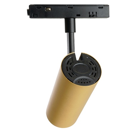 Светильник светодиодный Feron MGN303 трековый низковольтный 10W, 900 Lm, 4000К, 35 градусов, золото - фото