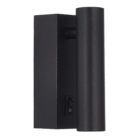 Светильник настенный ST-Luce Черный/Черный LED 1*5W 3000K ST161.411.05 - фото