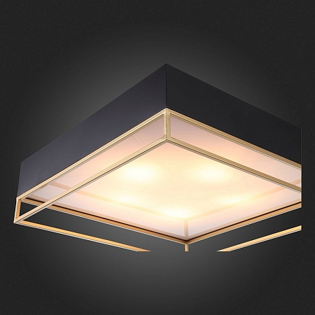 Светильник потолочный ST-Luce Черный, Матовое золото/Белый E27 5*40W SL1127.422.05 - фото