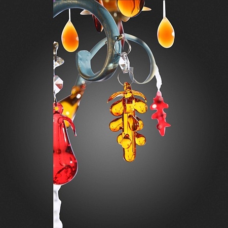 Люстра подвесная ST-Luce Разноцветный E14 5*40W SL426.763.05 - фото