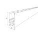Шинопровод накладной белый 2 м Slim Magnetic 85084/00 Elektrostandard - фото