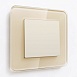Выключатель одноклавишный (айвори матовый) W1110062 - фото
