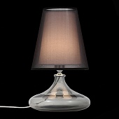 Прикроватная лампа ST-Luce Хром, Дымчатый/Черный, Белый E27 1*60W SL974.404.01
