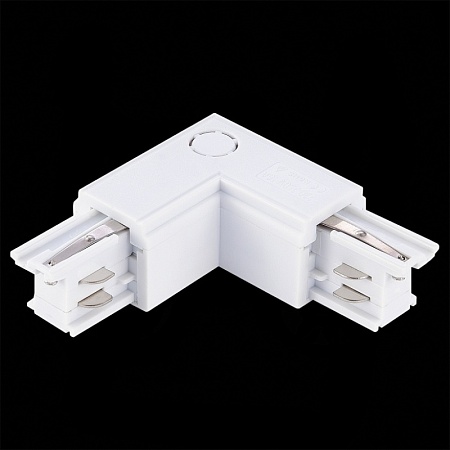 Угловой токоподвод правый для трехфазного шинопровода ST-Luce Белый ST030.509.15R - фото