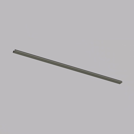 TR5737-DN Декоративная заглушка желоба трека, 50см, для трека Shine, серия Base, темный никель, алюминий - фото