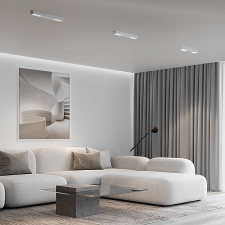 Светильник потолочный светодиодный Tend 16W 4000K белый 25115/LED Elektrostandard - фото