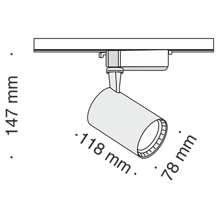 Трековый светильник Technical Vuoro TR003-1-12W4K-W - фото