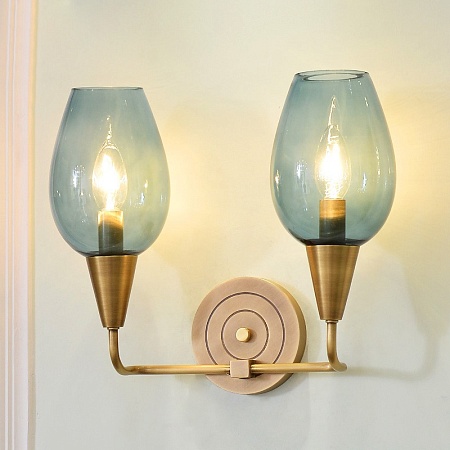 Настенный Светильник Viola Wall 1 Blue Imperiumloft 141137-26 - фото