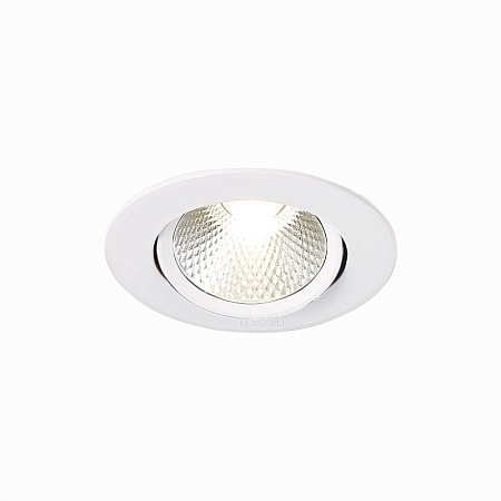 Св-к встр. Белый LED 1*6W 4000K 480Lm Ra80 24° IP20 D86xH50 220-240V ST211.548.06.24 - фото