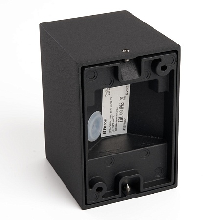 Светильник садово-парковый Feron DH050,на стену, GU10 230V, черный - фото