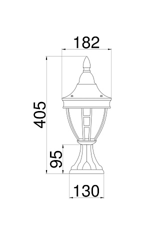 Ландшафтный светильник Outdoor Rivoli O027FL-01B - фото