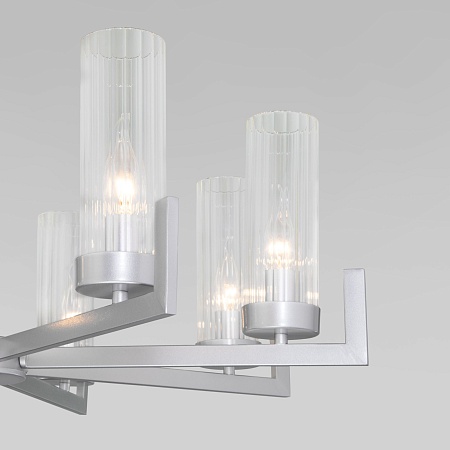 Подвесной светильник Eurosvet 60133/8 серебро - фото