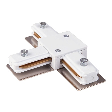 Коннектор Т-образный для однофазного шинопровода белый TRC-1-1-T-WH Elektrostandard - фото