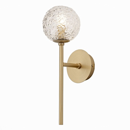 Светильник настенный ST-Luce Золотистый/Прозрачный G9 LED 1*5W SL1152.201.01 - фото