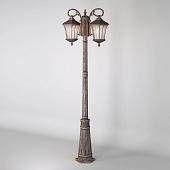 Уличный светильник на столбе Virgo F/2 капучино IP44 GLXT-1450F/2 капучино Elektrostandard