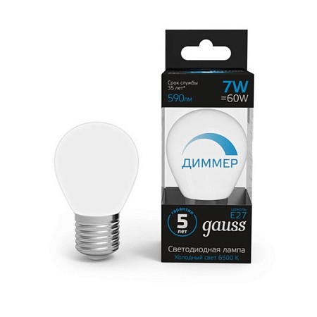 Светодиодная лампа GAUSS 105102307-D_GAUSS - фото