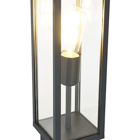 Светильник напольный ST-Luce темно-серый/прозрачный E27 1*15W SL9019.705.01 - фото