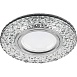 Светильник встраиваемый с LED подсветкой Feron CD945 потолочный MR16 G5.3 прозрачный, хром - фото