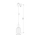 Подвесной светильник TK Lighting 11020 Sophia Cognac - фото
