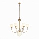 Люстра подвесная ST-Luce Французское золото/Белый E27 7*60W SL1504.203.07 - фото