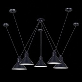 Светильник подвесной ST-Luce Черный/Черный E14 5*60W SL1804.403.05