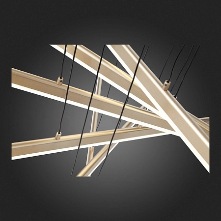 Светильник подвесной ST-Luce Матовое золото/Белый LED 6*16,6W 4000K SL394.223.06 - фото