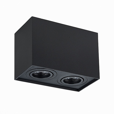 Светильник потолочный Черный GU10 2*50W L181xW100xH123 220V Без ламп ST109.407.02 - фото