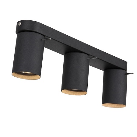 Спот ST-Luce Черный, Хром/Черный GU10 LED 3*3W SL597.401.03 - фото