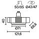 Встраиваемый светильник Technical DL139-GU10-B - фото
