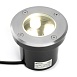 Светодиодный светильник тротуарный (грунтовый) Feron SP2801, 3W, AC/DC12-24V, низковольтный, 4000К, черный,100*H80mm, вн.диаметр: 70mm, IP67 - фото