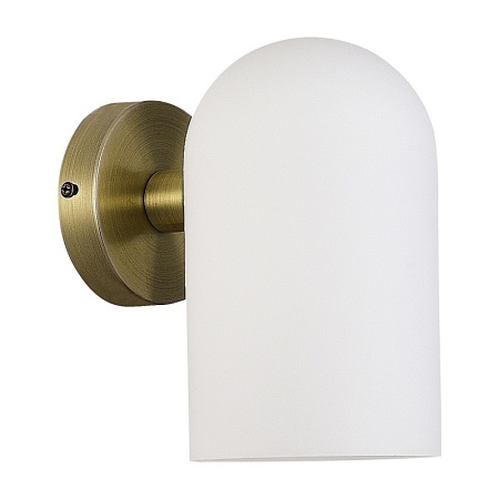 Светильник настенный Бронза/Молочно-белый E14 1*40W SLE1047-301-01 - фото