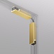 TR5724-SB Электрический коннектор для трека SHINE BASE 90° стена-потолок с поворотом трека под произвольным углом, сатинированная латунь, алюминий - фото